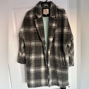 Plaid Teddy Coat
